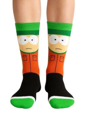 South Park Unisex KYLE Crew Socks Shoe Size Adult 6-12
